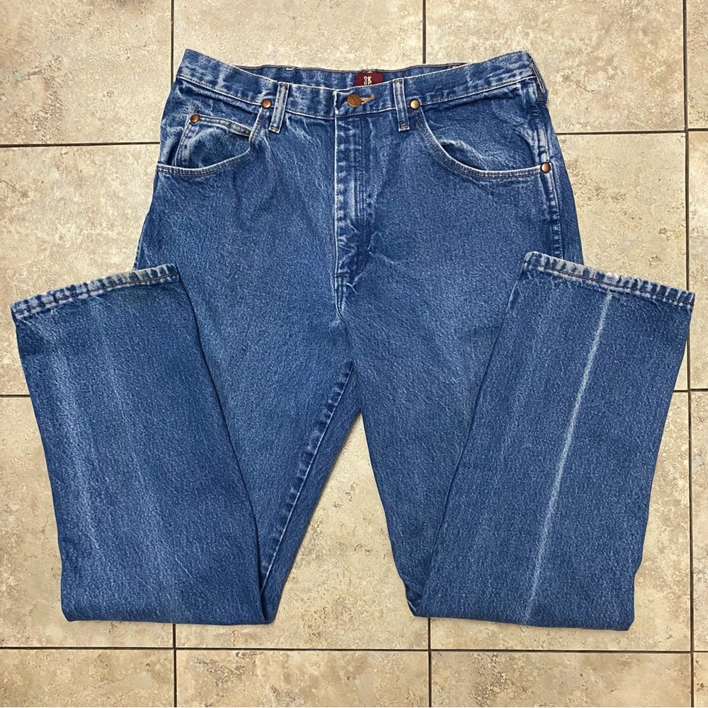 Wrangler 31MWZPW Size 34x34 Relaxed Stonewash Cowboy